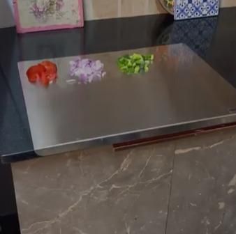 Stainless Steel Chopping Board Large