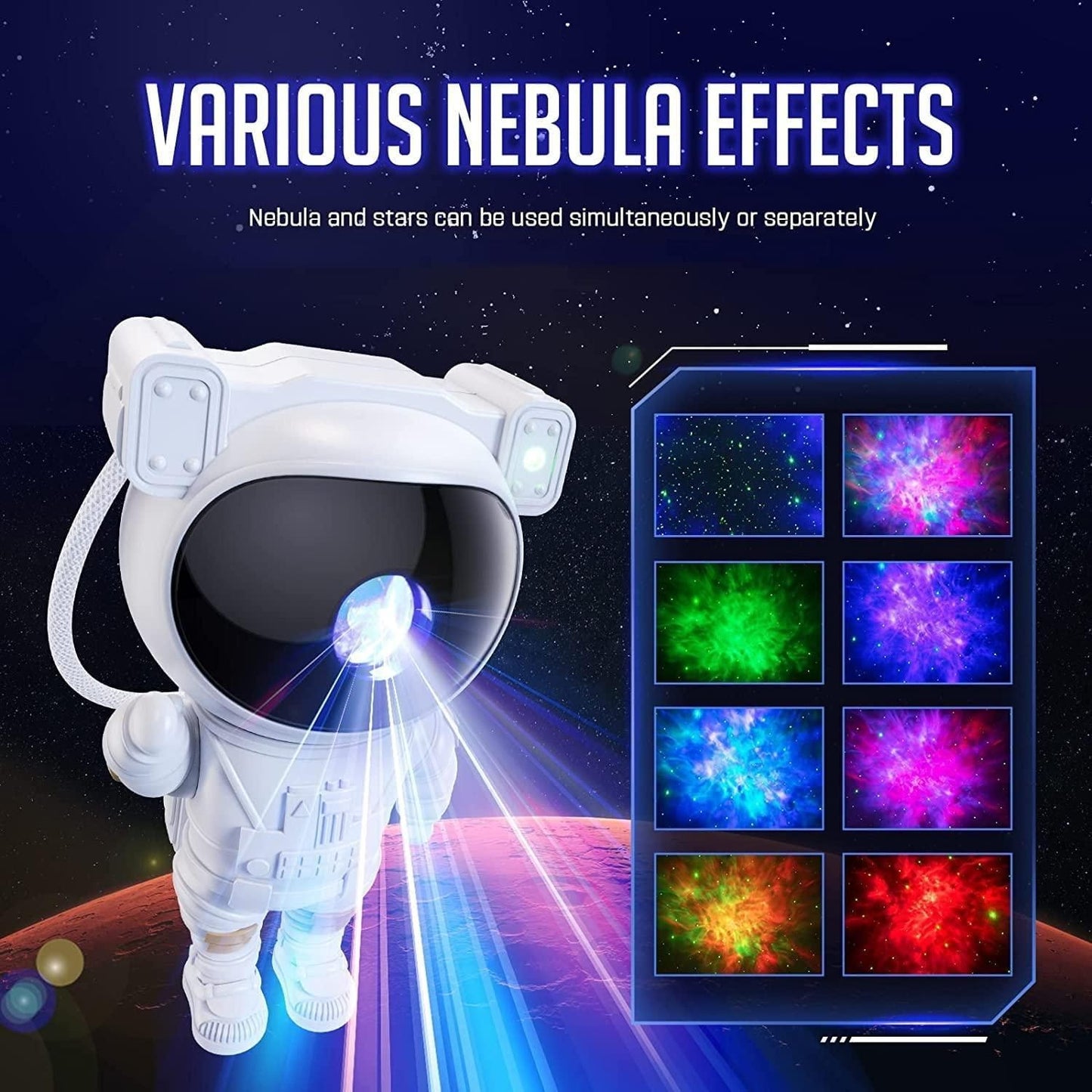 Galaxy Astronaut Projector With Remote