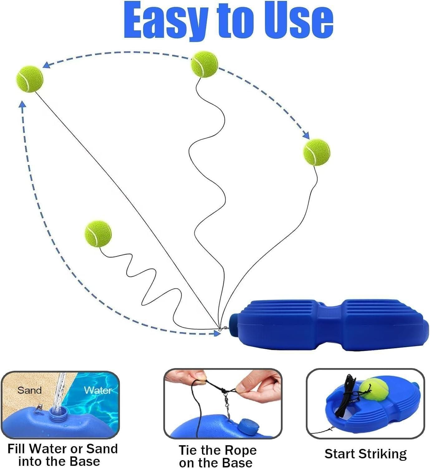 Solo Tennis Trainer Rebound Ball with String