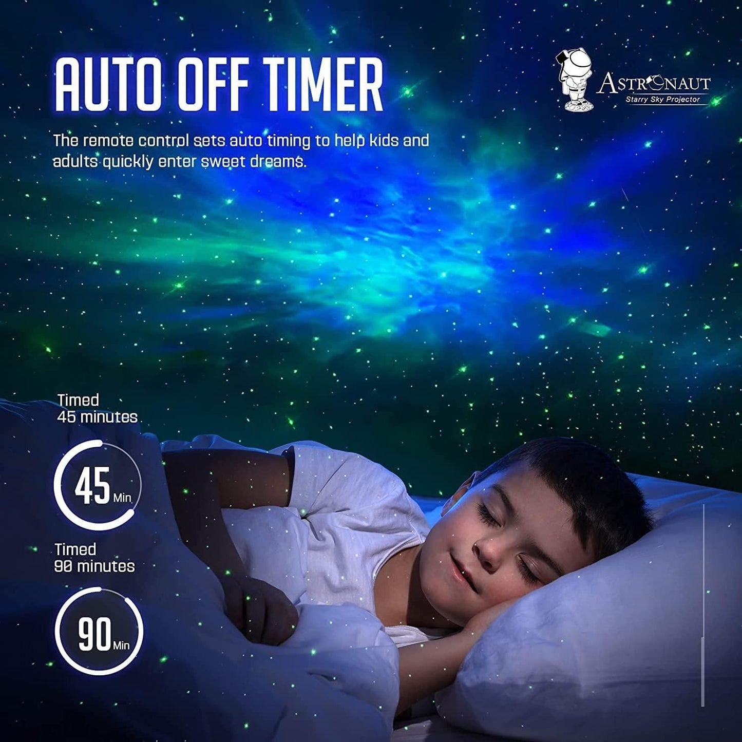 Galaxy Astronaut Projector With Remote