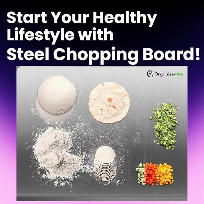 Stainless Steel Chopping Board Large