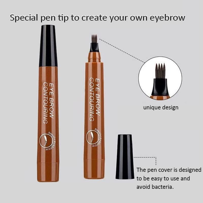 Waterproof 4-Tip Eyebrow Pen