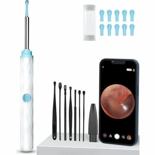 Smart Earwax Removal Kit with HD Camera & WiFi (7-Piece Set, 6 LED, iOS/Android Compatible)