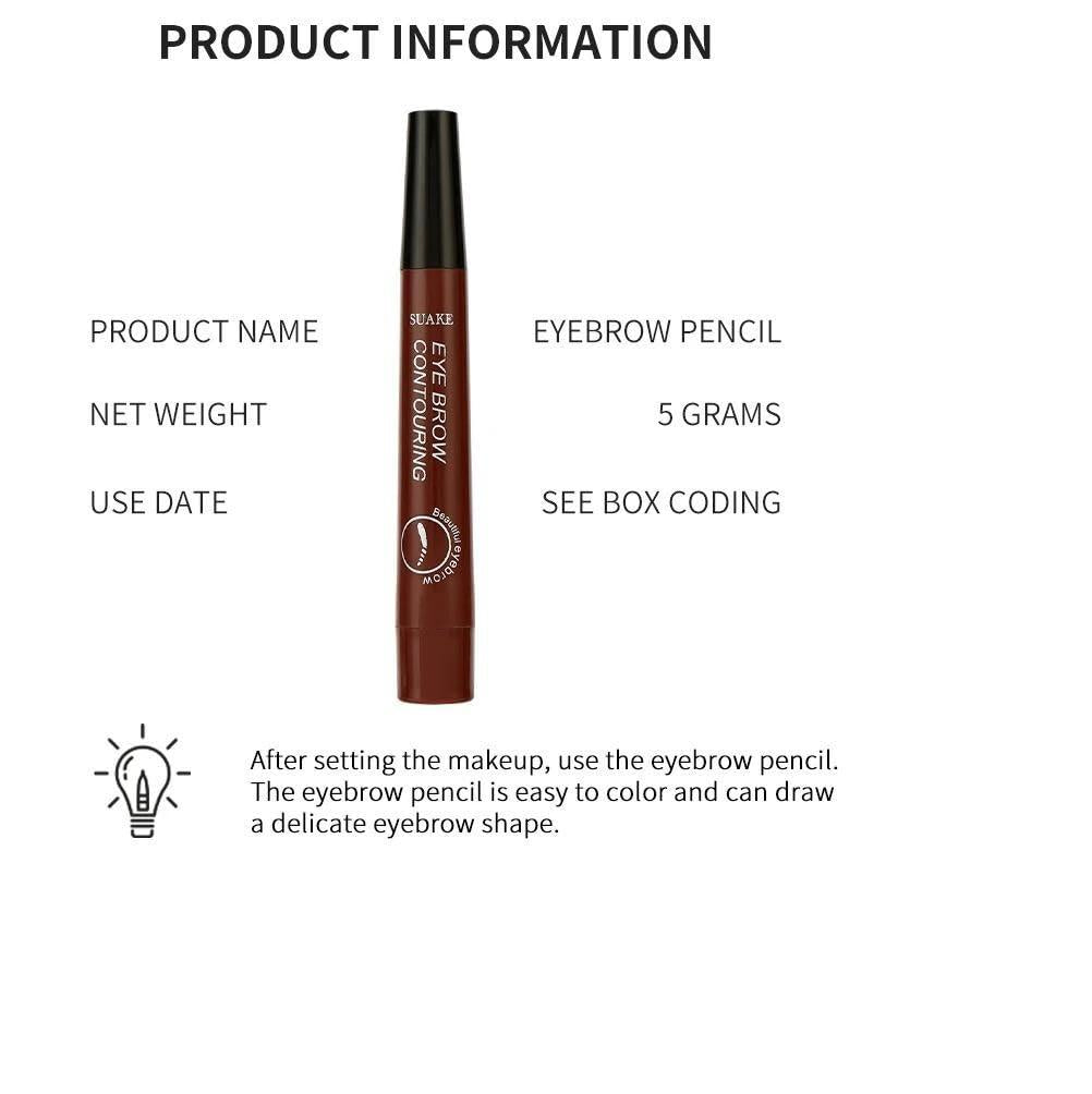 Waterproof 4-Tip Eyebrow Pen