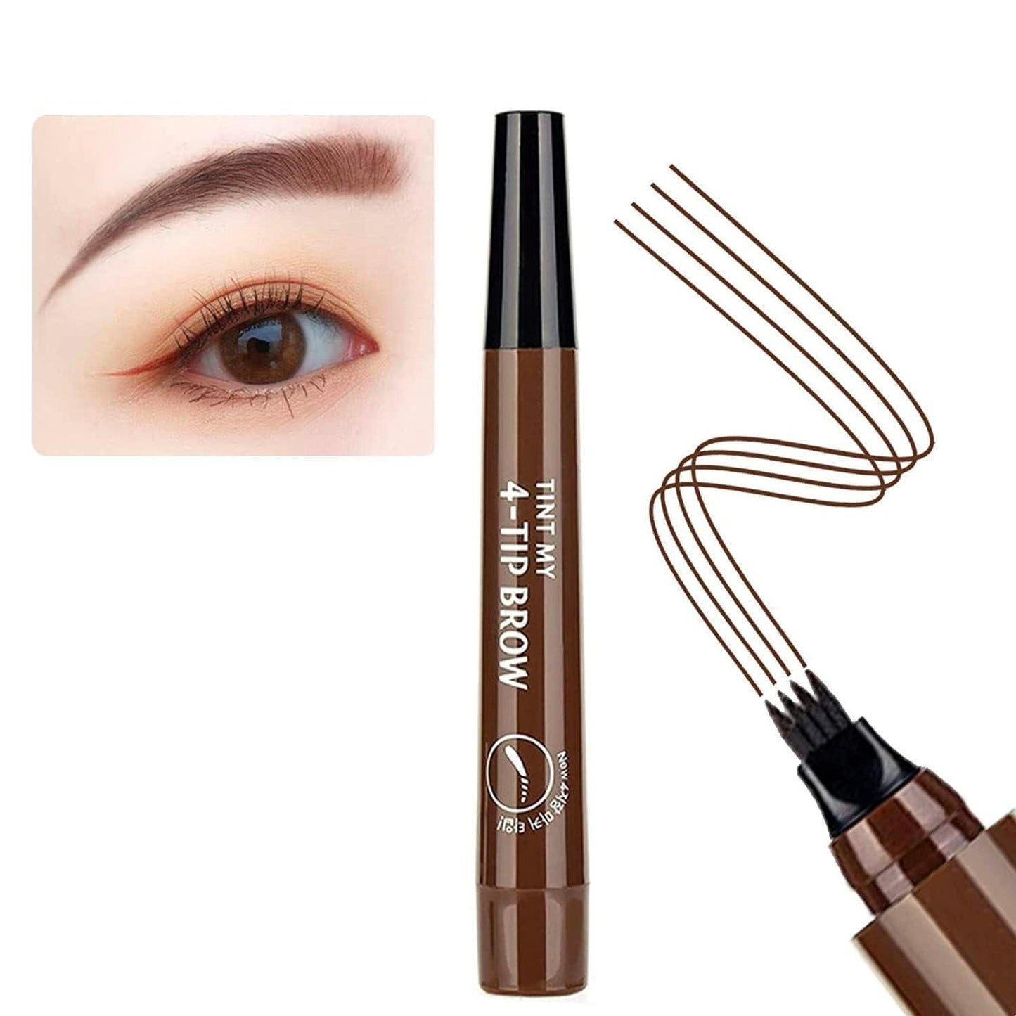 Waterproof 4-Tip Eyebrow Pen