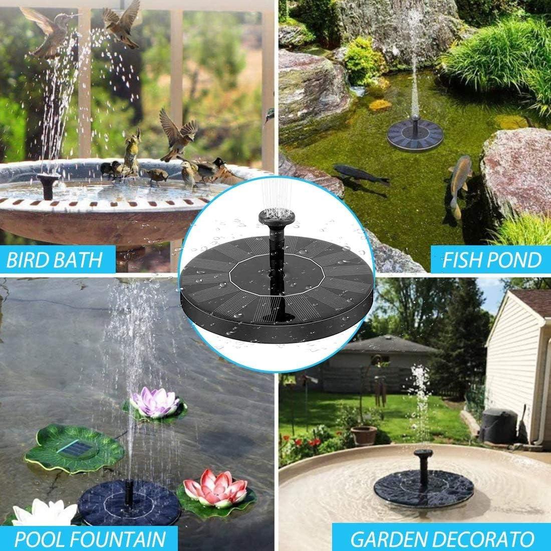 Solar Power Floating Water Fountain