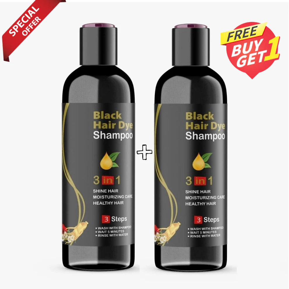 Ayurvedic Black Hair Shampoo 3 in 1-100ml (Buy One, Get One FREE)