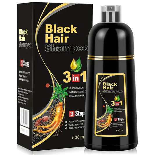 Ayurvedic Black Hair Shampoo 3 in 1-100ml (Buy One, Get One FREE)